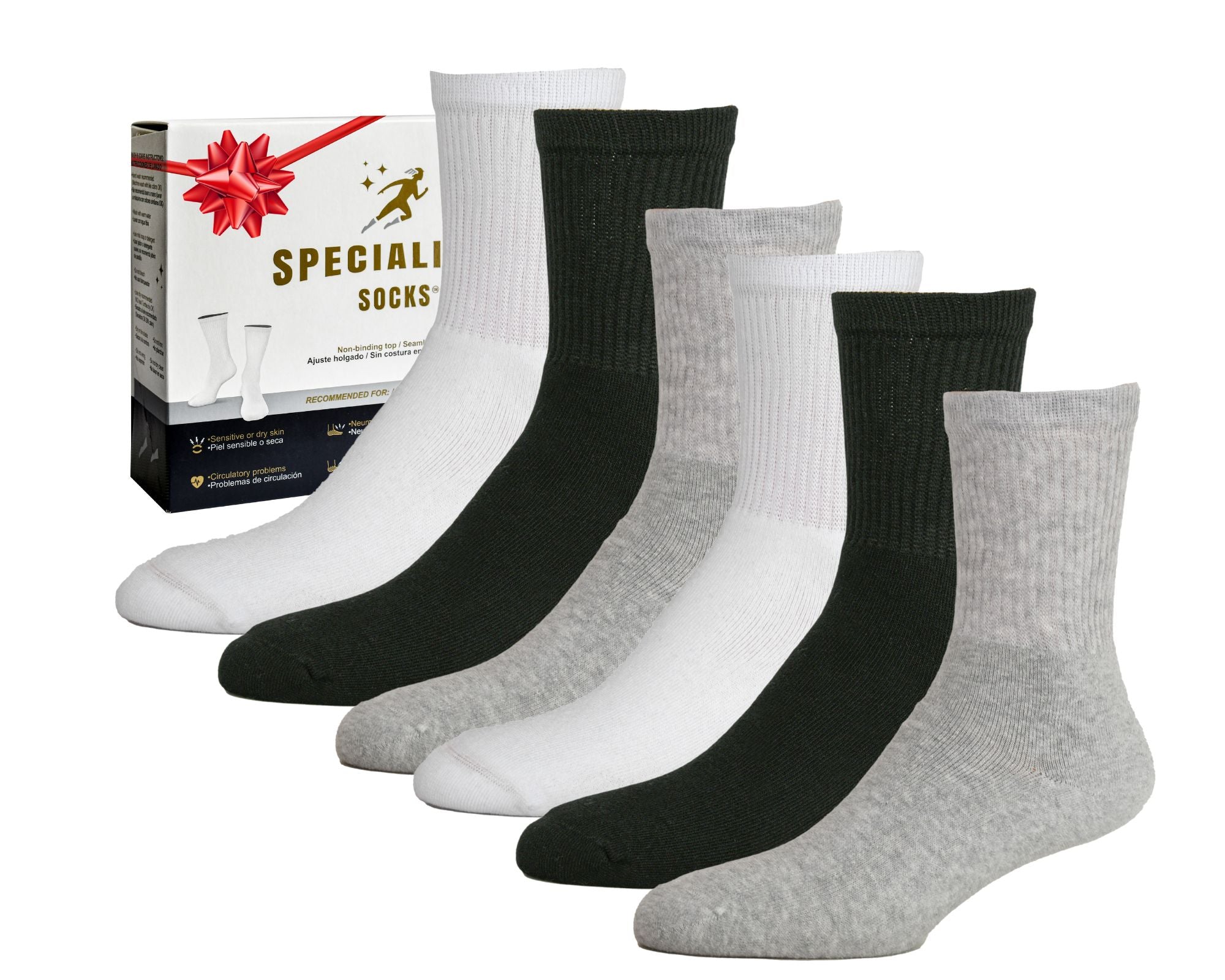 SUPERA SPORT | Paquete con 3 pares de calcetas deportivas
